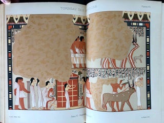 Mémoires publiés par les membres de la mission archéologique française du Caire. Tome V: Tombeaux thébains (complete in 2 volumes).[newline]M6987-51.jpg