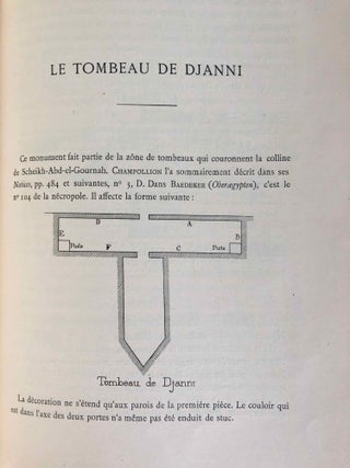 Mémoires publiés par les membres de la mission archéologique française du Caire. Tome V: Tombeaux thébains (complete in 2 volumes).[newline]M6987-58.jpg