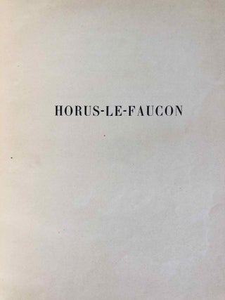 Horus le Faucon
