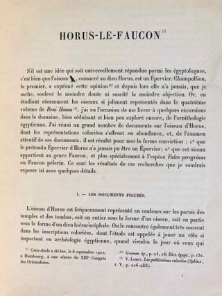 Horus le Faucon