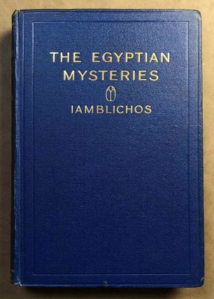 Item #M6999 Theurgia or The Egyptian Mysteries By Iamblichos. Reply of Abammon, the Teacher to...[newline]M6999.jpg