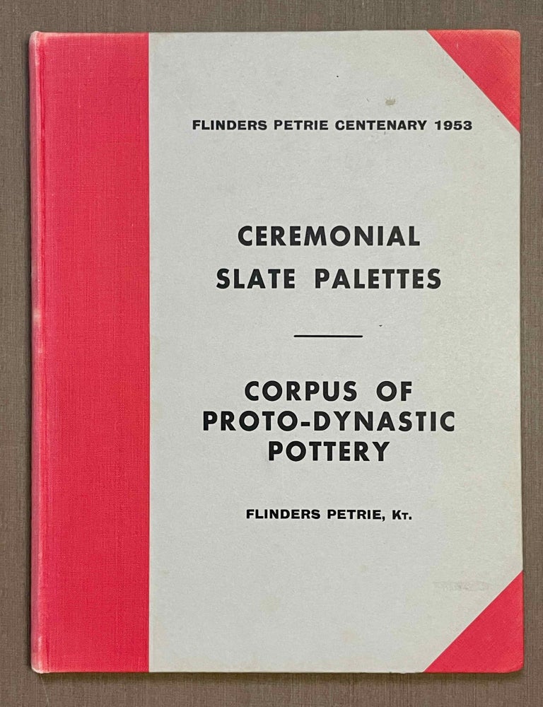 Item #M7000b Ceremonial Slate Palettes. Corpus of Proto-Dynastic Pottery. PETRIE William M. Flinders.[newline]M7000b-00.jpeg