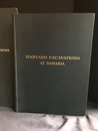 Harvard excavations at Samaria 1908-1910. Vol. I: Text. Vol. II: Plans and plates (complete set)