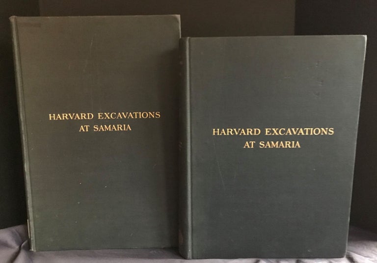Item #M7007 Harvard excavations at Samaria 1908-1910. Vol. I: Text. Vol. II: Plans and plates (complete set). REISNER George Andrew - FISHER Clarence Stanley - LYON David G.[newline]M7007.jpg