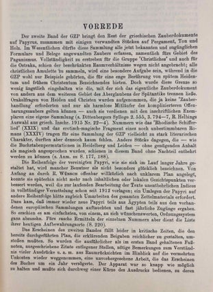 Papyri Graecae Magicae = Die griechischen Zauberpapyri. Volumes I & II (complete set)[newline]M7008a-17.jpg