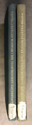 Item #M7008a Papyri Graecae Magicae = Die griechischen Zauberpapyri. Volumes I & II (complete...[newline]M7008a.jpg
