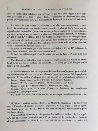 Tablettes sumériennes de Suruppak conservées au musée de Stamboul