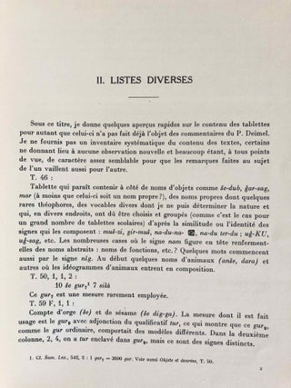 Tablettes sumériennes de Suruppak conservées au musée de Stamboul