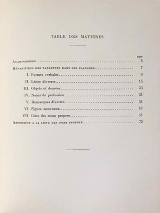 Tablettes sumériennes de Suruppak conservées au musée de Stamboul