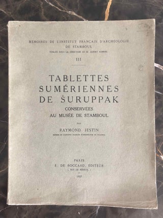 Item #M7013 Tablettes sumériennes de Suruppak conservées au musée de Stamboul. JESTIN Raymond[newline]M7013.jpg