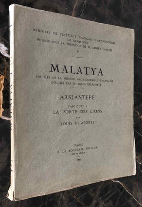 Malatya: Fouilles de la Mission Archéologique Française. Tome 1,1: Arslantepe, La porte des lions.[newline]M7016-01.jpg