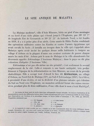 Malatya: Fouilles de la Mission Archéologique Française. Tome 1,1: Arslantepe, La porte des lions.[newline]M7016-03.jpg
