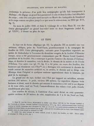 Malatya: Fouilles de la Mission Archéologique Française. Tome 1,1: Arslantepe, La porte des lions.[newline]M7016-05.jpg