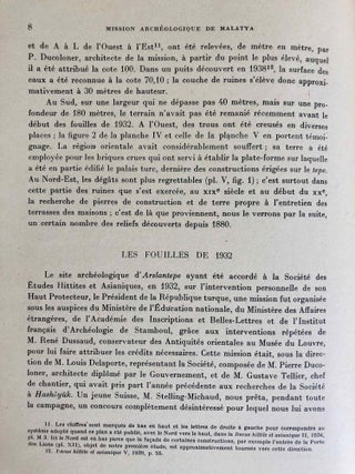 Malatya: Fouilles de la Mission Archéologique Française. Tome 1,1: Arslantepe, La porte des lions.[newline]M7016-06.jpg