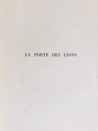 Malatya: Fouilles de la Mission Archéologique Française. Tome 1,1: Arslantepe, La porte des lions.[newline]M7016-09.jpg