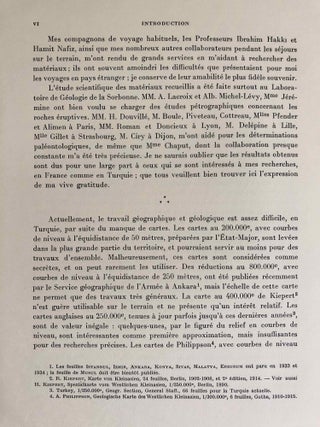Voyages d'Etudes Géologiques et Géomorphogéniques en Turquie