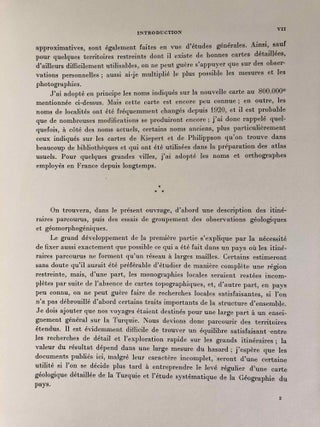 Voyages d'Etudes Géologiques et Géomorphogéniques en Turquie