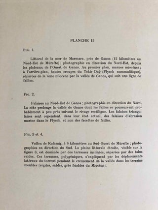 Voyages d'Etudes Géologiques et Géomorphogéniques en Turquie