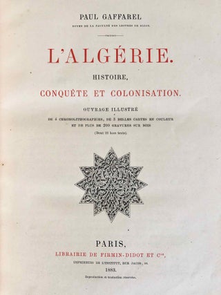 L’Algérie: Histoire, Conquête et Colonisation[newline]M7018-05.jpg