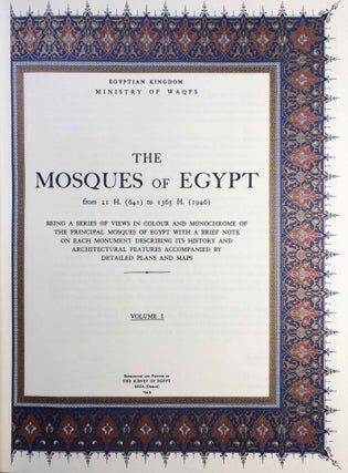The Mosques of Egypt from 21 H. (A.D. 641) to 1365 H. (A.D. 1946)[newline]M7019a-08.jpg