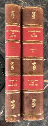 Item #M7020a Les mosquées du Caire, 2 volumes (complete set). HAUTECOEUR Louis - WIET Gaston[newline]M7020a-000.jpg