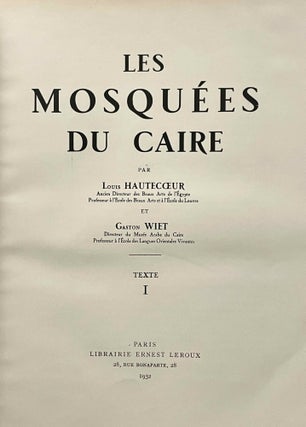 Les mosquées du Caire, 2 volumes (complete set)[newline]M7020b-04.jpeg