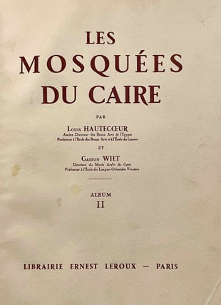 Les mosquées du Caire, 2 volumes (complete set)[newline]M7020b-11.jpeg