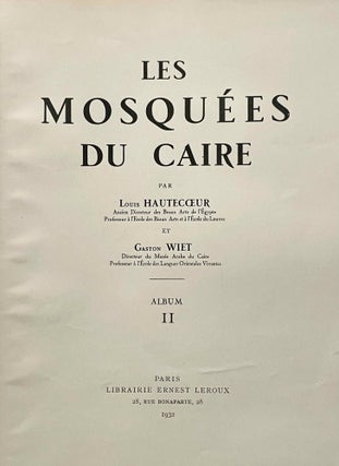 Les mosquées du Caire, 2 volumes (complete set)[newline]M7020b-12.jpeg