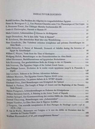 Festschrift zum 80. Geburtstag von Professor Dr. Hermann Junker. I. Teil.[newline]M7031-03.jpg