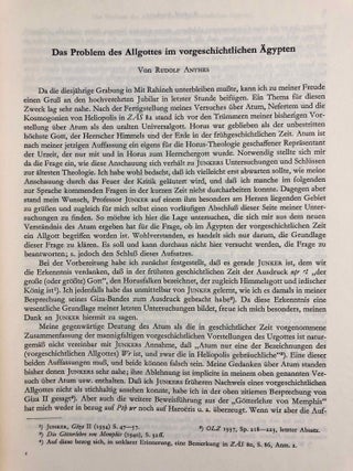 Festschrift zum 80. Geburtstag von Professor Dr. Hermann Junker. I. Teil.[newline]M7031-04.jpg