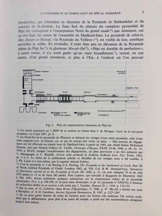 Recherches dans la pyramide et au temple haut du Pharaon Pépi Ier, à Saqqarah