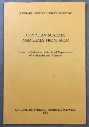 Item #M7062 Egyptian scarabs and seals from Acco from the collection of the Israel Department of...[newline]M7062.jpg