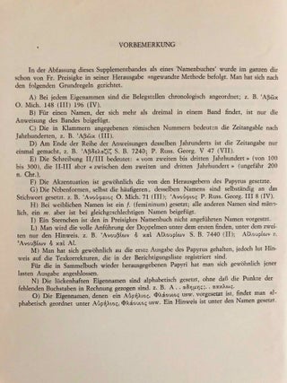 Onomasticon alterum papyrologicum. Supplemento al Namenbuch di F. Preisigke. Serie papirologica II/1-4.[newline]M7063-06.jpg