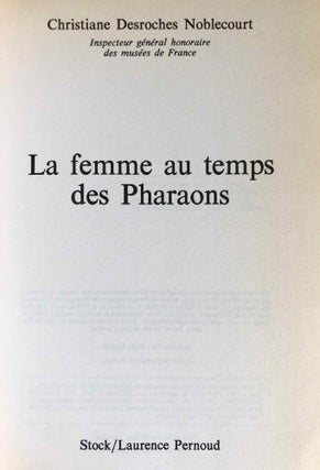 La femme au temps des pharaons