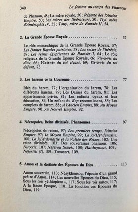La femme au temps des pharaons