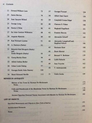 Mendes I & II, with: Addenda and Errata & Additional Bibliography and Abbreviations, loosely added (complete set)[newline]M7087-22.jpg