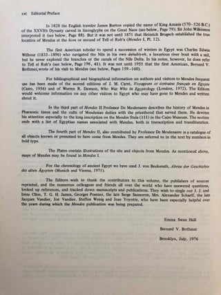 Mendes I & II, with: Addenda and Errata & Additional Bibliography and Abbreviations, loosely added (complete set)[newline]M7087-25.jpg