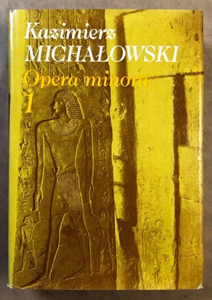 Item #M7094 Opera Minora 1. MICHALOWSKI Kazimierz[newline]M7094.jpg