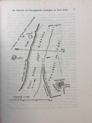 Alte Baureste und hieroglyphische Inschriften im Uadi Gasus. Mit Bemerkungen von A. Erman.[newline]M7096a-03.jpg