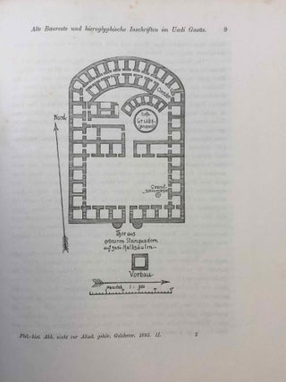 Alte Baureste und hieroglyphische Inschriften im Uadi Gasus. Mit Bemerkungen von A. Erman.[newline]M7096a-04.jpg