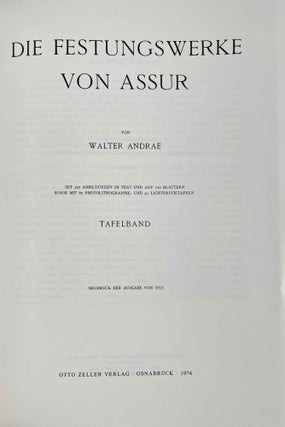 Die Festungswerke von Assur. Text- und Tafelband (complete)[newline]M7102b-08.jpeg