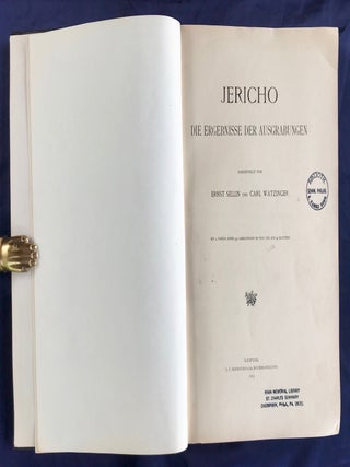 Jericho. Die Ergebnisse der Ausgrabungen.
