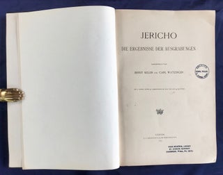 Jericho. Die Ergebnisse der Ausgrabungen.