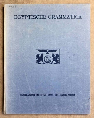 Item #M7106b Egyptische Grammatica. BUCK Adriaan, de[newline]M7106b.jpeg