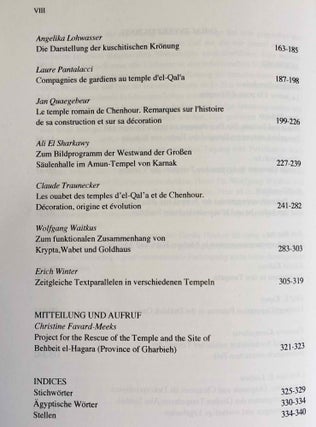 Systeme und Programme der ägyptischen Tempeldekoration. 3. Ägyptologische Tempeltagung, Hamburg, 1.-5. Juni 1994.[newline]M7108-03.jpg