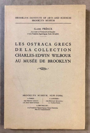 Item #M7115 Les Ostraca grecs de la collection Charles-Edwin Wilbour au Musée de Brooklyn....[newline]M7115.jpg