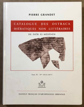 Item #M7125b Catalogue des ostraca hiératiques non littéraires de Deir el-Medîneh. Tome XI:...[newline]M7125b-00.jpg