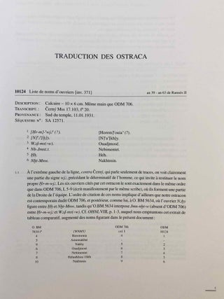 Catalogue des ostraca hiératiques non littéraires de Deir el-Medîneh. Tome XI: Nos 10124-10275[newline]M7125b-07.jpg