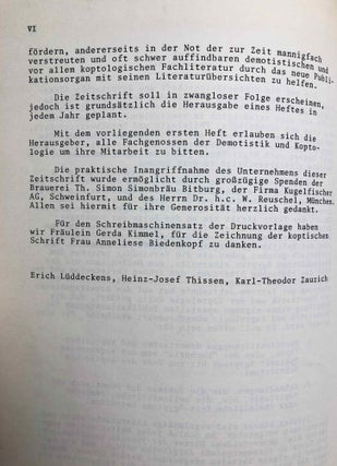 Enchoria. Zeitschrift für Demotistik und Koptologie. Band I (1971)[newline]M7135-05.jpg