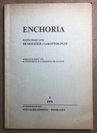 Item #M7135 Enchoria. Zeitschrift für Demotistik und Koptologie. Band I (1971). AAE - Journal -...[newline]M7135.jpg